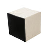 LARGE LINEN FOLDING STORAGE OTTOMAN POUFFE SEAT FOOT STOOL STORAGE BOX GREY