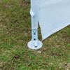 3x3M Heavy Duty Gazebo Marquee Canopy Sides Waterproof Wedding Party Tent White