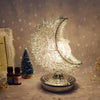 Desire Aroma Lamp Silver Moon Electric Wax Melt Oil Burner Light Bedside Lamp UK
