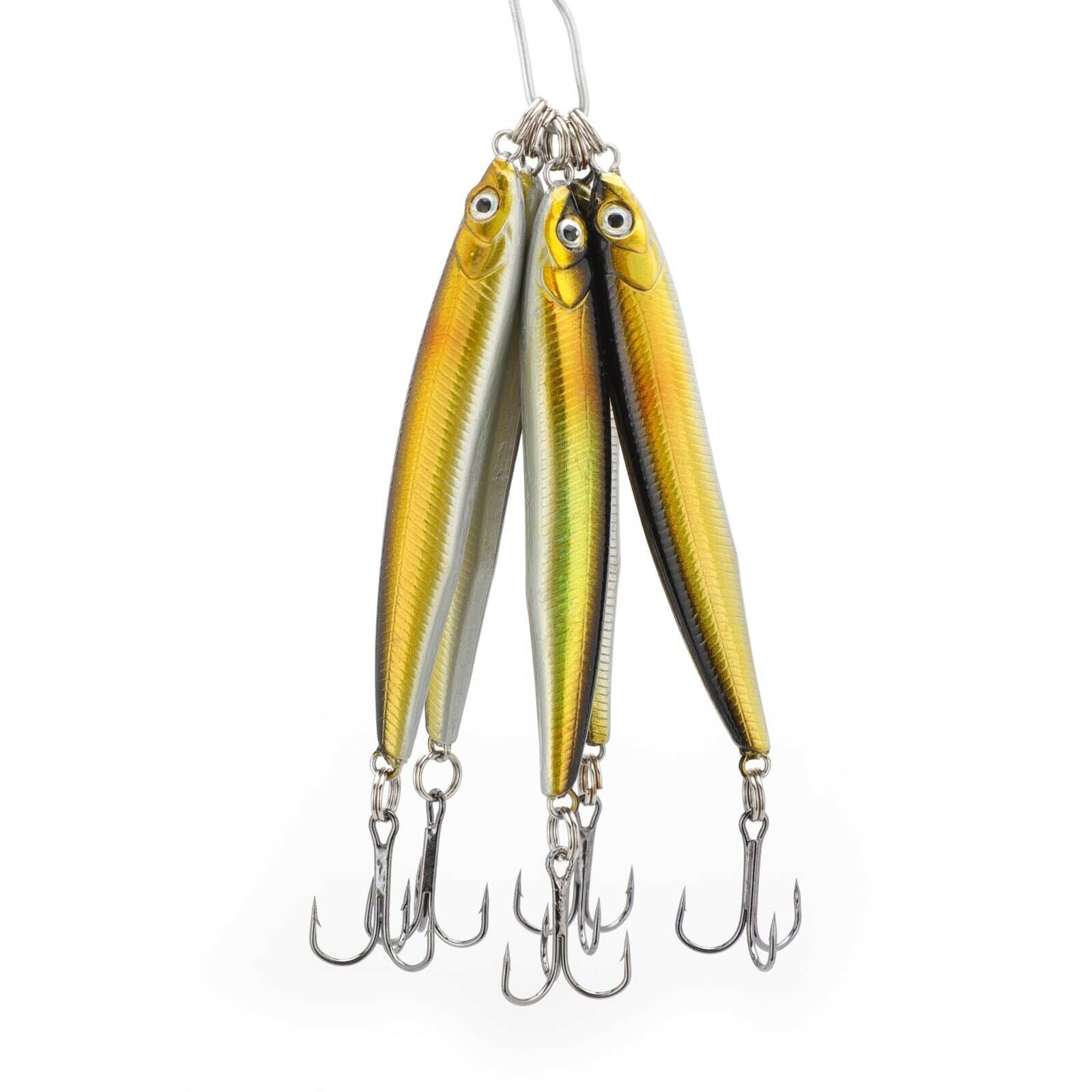 cheap sea fishing lures uk 5Pcs Sea Fishing Lures Spinners Bass Mackerel Trout Minnow Pike Tackle – Quildinc