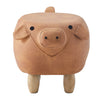 New Footstools Ottoman Animals Stool Large Hippo Pig Lovely Gift for Kids Adult