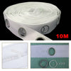 Hot 10M Eyelet Curtain Tape 80 Rings Accessories Sewing Silver Curtains Blinds