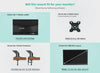 Monitor Mount Bracket Tilt Rotate Swivel Stand Desk Screen Double Dual Mounts