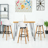 2x Breakfast Bar Stool High Chair PU Leather Kitchen Chrome w/Footrest Home Shop