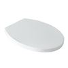 O Shaped Design WC Toilet Seat Soft Close Top Fix Quick Release Hinge Easy Clean