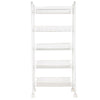 5 Tiers Metal Kitchen Trolley Cart Salon Beauty SPA Storage Shelf Rolling Wheels