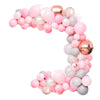 167Pcs/set Pink Balloon Arch Kit Set Birthday Wedding Baby Shower Garland Decor