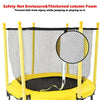 50in Kids Trampoline With Safety Net Enclosure Children Outdoor Garden Fun ME