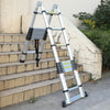 6.2M Portable Heavy Duty Aluminium Telescopic Ladder Extendable 20.3ft