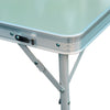 3pc Picnic Table Bench Set Foldable Portable Outdoor Garden BBQ Aluminum Alloy