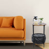 Small End Table Living Room Sofa Side Coffee/Tea Table with Fabric Storage