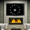Luxury 3D DIY Wall Clock Roman Numeral Mirror Sticker Home Living Room Art Décor