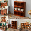 Retro Wall/Desktop Wooden Drawers Storage Cabinet Organiser Cosmetic Jewelry Box