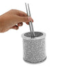 Sparkly Crushed Diamond Crystal Filled Utensil Holder Kitchen Storage Spoon UK