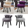 Ice Velvet Dressing Table Chair Vanity Makeup Stool Pouffe Footstool Piano Seat