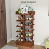 7 Tier Shoe Rack Storage Shelf Unit Shoe Cabinet Organiser Footwear Wooden
