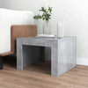 Small Side Table Grey Modern Bedside Nightstand Coffee Tea Cocktail Snack Wood