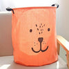 UK Dirty Wash Clothes Bucket Baby Kid Toy Canvas Laundry Basket Storage Bag Box