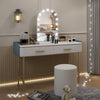 Hollywood Vanity Make Up Mirror with Lights 18-LED Tabletop Wall Metal 80x62cm