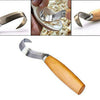Stainless Steel Wood Carving Cutter Woodwork DIY Spoon Hook Knife Carving Tool