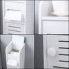 Wooden Bathroom Shelf Cabinet Cupboard White Bedroom Storage Unit Free Standing