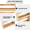 3 TIER BAMBOO WOOD SPICE RACK HERB HOLDER SPICES JARS STAND KITCHEN STORAGE UK!