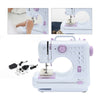 Electric Sewing Machine Portable Sewing 2 Speed Foot Pedal LED 12 Stitches DIY