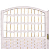 4/6 Panels Folding Room Divider Wicker Floor Standing Privacy Screen Separator