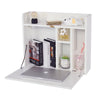 Wall Mounted Table Folding Home Office Computer Desk Floating Storage Cabinet UK