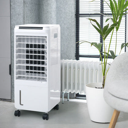 Portable Air Cooler Conditioner Humidifier Floor Standing Silent Ice Cooling Fan