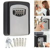 OUTDOOR SECURITY WALL MOUNTED KEY SAFE BOX CODE SECURE LOCK STORAGE 4 Digit UK