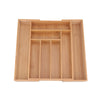 Bamboo Extending Cutlery Tray Drawer 6-8 Adjustable & Durable Compartments