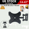 Tilt Swivel TV Wall Mount Bracket For 14-42 Inch LCD LED 3D Flat Screen TV UKPT