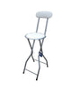 Padded Wood Top Folding High Chair Breakfast Kitchen Bar Stool Seat Kitchen Home