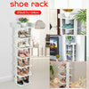 7 Tier Shoe Rack Storage Shelf Corner Shoes Cabinet Organiser Stand Unit Wood