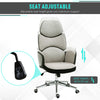 Vinsetto Modern Office Chair Ergonomic Padding High Back Swivel Beige Grey