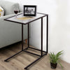 Sofa Side Table C-Shaped Industrial Coffee Snack Table Laptop Stand Over Bed End