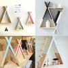 Cute Wooden Storage Wall Shelf Hanging Rack Nursery Room Kids Bedroom DIY Gift