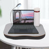 Laptop Stand Cushion Tray Notebook Computer Reading Table Cup Holder with 5 LED