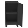 1 Door Metal Cabinet Storage Cupboard Shelves Filling Cabinet Hallway Freestand