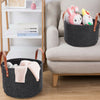 Bedroom Closet Clothing Toy Storage Felt Storage with Handle Basket Bin Home uk
