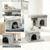 Cat Activity Tower Tree Sisal-covered Scratching Posts and Perch 2 Plush Condos