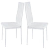 2-6 x Kitchen Dining Room Chairs Leather Padded Seat Home Restaurant Furniture