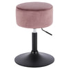 1x Breakfast Bar Stools Bar Chairs for Kitchen Bar Stools with Velvet Swivel Gas