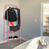 Heavy Duty Metal Clothes Storage Rack Coat Hanging Rail Shoe Stand Garment Shelf