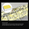 Luxurious Square Crystal LED Ceiling Light Bed Lamp Fitting Pendant Chandelier