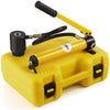 10 Ton Hydraulic Knockout Punch Driver Kit Hole Tool 1/2"-2" with 6 Dies