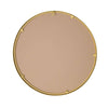 Gold Round Wall Mirror Bathroom Frame Mirror Iron Wall Mounted Mirror 50CM
