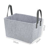 Foldable Felt Storage Basket Closet Toys Hamper Laundry Bag Shelf Box Organizer