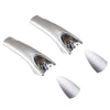 Chrome Adjustable Bathroom Shower Riser Rail Bracket Head Holder Bar Kit Silver